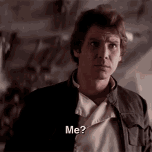 Me? GIF - Me Star Wars Han Solo GIFs