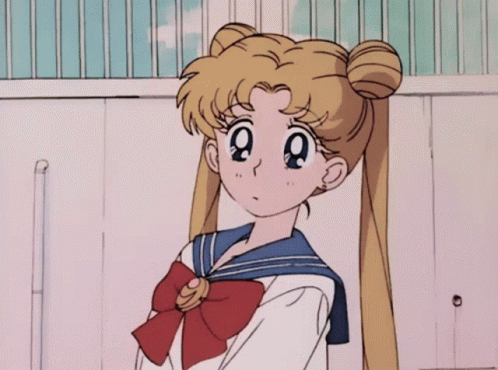 Shocked Scared Sailormoon Usagi Anime Oh What GIF - Shocked Scared ...