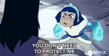 You Dont Need To Protect Me Frosta GIF - You Dont Need To Protect Me Frosta Merit Leighton GIFs