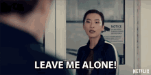Leave Me Alone Amanda Zhou GIF - Leave Me Alone Amanda Zhou Jenn Yu GIFs