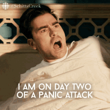 i am on day two of a panic attack david rose dan levy schitts creek anxiety