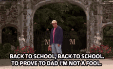 billy madison back to school prove to dad im not a fool billy madison back to school prove to dad im not a fool