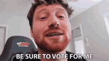 Be Sure To Vote For Me Scotty Sire GIF - Be Sure To Vote For Me Scotty Sire Vote For Me GIFs