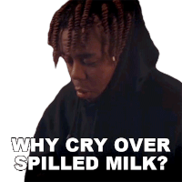 Why Cry Over Spilled Milk Ybn Cordae Sticker - Why Cry Over Spilled Milk Ybn Cordae Cordea Stickers