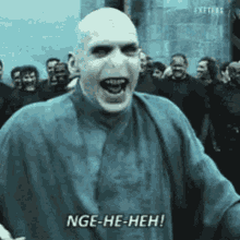 Hahaha Voldemort GIF - Hahaha Voldemort Laughing GIFs