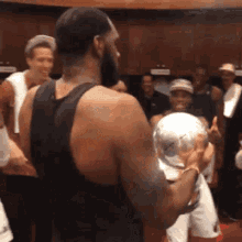 cherish lebron james dancing dance moves trophy