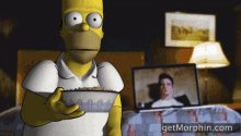 Homer Simpson Glee GIF - Homer Simpson Simpson Glee GIFs