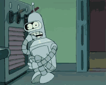 Bender Scared GIF - Bender Scared Terrified GIFs