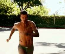 Can We Pretend He Is Running To Us? #mcm GIF - Mcm Man Crush Monday David Beckham GIFs