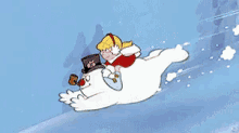 Frosty GIF - Frosty Frosty The Snowman Slide GIFs