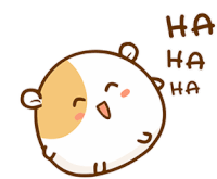 Hamster Bean Laugh Sticker - Hamster Bean Laugh Hahaha Stickers