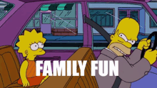 the simpsons family fun