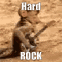 hard rock osu monkey playing guitar guitar