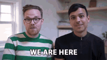 We Are Here Gregory Brown GIF - We Are Here Gregory Brown Mitchell Moffit GIFs