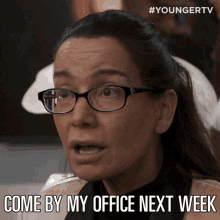 Come By My Office Next Week Cass Dekennessy GIF - Come By My Office Next Week Cass Dekennessy Younger GIFs