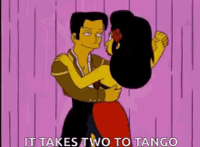Tango De La Muerte Los Simpson GIF - Tango De La Muerte Los Simpson Los Simpsons GIFs