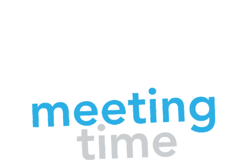 Meeting Time Agencylife Sticker - Meeting Time Meeting Agencylife Stickers