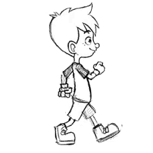 Animated Boy Walking Gifs Tenor