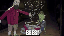 Harmon Quest Bees GIF - Harmon Quest Bees Shocked GIFs
