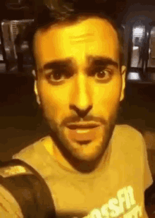 marco mengoni worried face