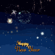 New Year Happy New Year GIF - New Year Happy New Year Firework GIFs