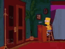Bart Simpson Hi GIF - Bart Simpson Hi Bye GIFs