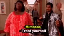 mimosas treat yoself parks and recreation