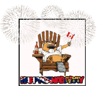 Happy Birthday Canada Celebration Sticker - Happy Birthday Canada Canada Celebration Stickers
