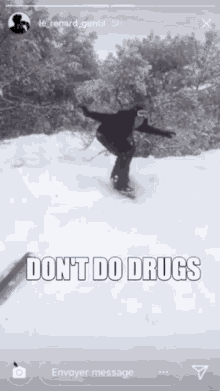 seb snow fail fall dont do drugs