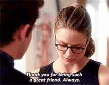 Supergirl Thank You For Being Such A Great Friend Always GIF - Supergirl Thank You For Being Such A Great Friend Always Winn Schott GIFs