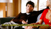 Happy Endings Seriously GIF - Happy Endings Seriously Not Ready For Commitment GIFs