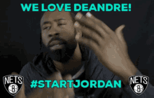 Deandre Jordan Net Fans GIF - Deandre Jordan Net Fans Nets Fans GIFs