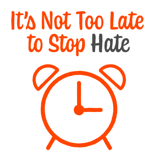 Its Not Too Late To Stop Hate Sticker - Its Not Too Late To Stop Hate La Vs Hate Stickers