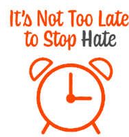 Its Not Too Late To Stop Hate Sticker - Its Not Too Late To Stop Hate La Vs Hate Stickers