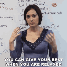 You Can Give Your Best When You Are Relaxed Jade GIF - You Can Give Your Best When You Are Relaxed Jade Jade Joddle GIFs