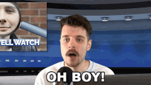 Oh Boy Benedict Townsend GIF - Oh Boy Benedict Townsend Youtuber News GIFs