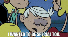 the loud house lincoln loud i wanted to be special too special not feeling special