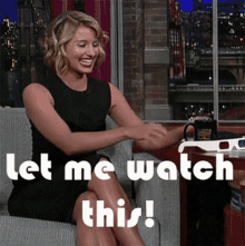 Dianna Agron Let Me Watch This GIF - Dianna Agron Let Me Watch This I Have To Watch This GIFs