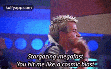 Stargazing Megafastyou Hit Me Like A Cosmic Blast.Gif GIF - Stargazing Megafastyou Hit Me Like A Cosmic Blast Person Human GIFs