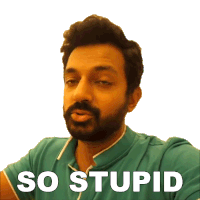 So Stupid Faisal Khan Sticker - So Stupid Faisal Khan So Dumb Stickers