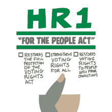 hr1 for the people act constitution united states congress congress