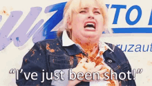 I'Ve Just Been Shot! - Pitch Perfect GIF - Pitch Perfect Fat Amy Shot GIFs