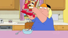Chris Eating Cereal - Family Guy GIF - Family Guy Cereal Eating GIFs