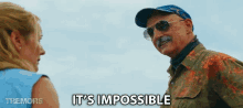 Its Impossible Burt Gummer GIF - Its Impossible Burt Gummer Michael Gross GIFs