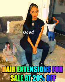 Hair Extensions Wave Hair GIF - Hair Extensions Wave Hair Box Braids GIFs
