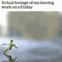 Friday Excited To Go Home GIF - Friday Excited To Go Home Frog GIFs