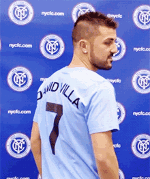 Nycfc David Villa GIF - Nycfc David Villa Looking Back GIFs