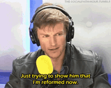 Gideon Emery Reformed GIF - Gideon Emery Reformed Just Trying To Show Him That Im Reformed Now GIFs