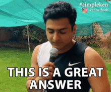 This Is A Great Answer Kenny Sebastian GIF - This Is A Great Answer Kenny Sebastian Simple Ken Podcast GIFs