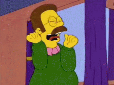 Excited Screaming GIF - Excited Screaming Ned - Discover & Share GIFs